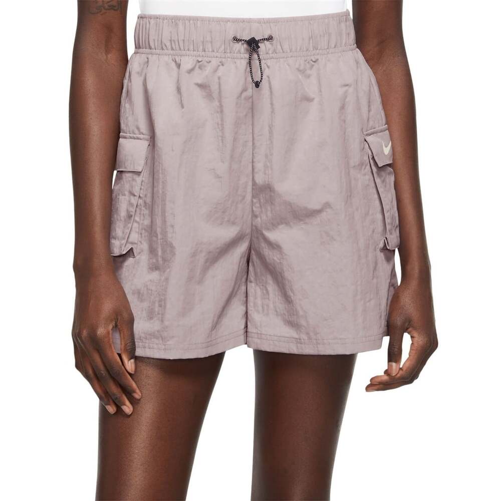 Nike Women’s Loose Fit Woven Cargo Shorts DM6247-019 Platinum Violet Size M